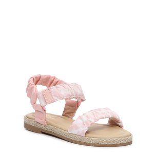 New Girls Crown Vintage Natalie Espadrille Sandal Pink Tie Dye Size 5